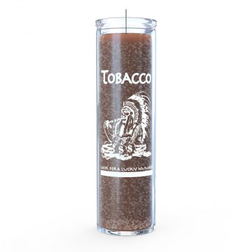 Tobacco 7 Day Candle, Brown