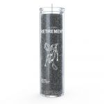 Retirement 7 Day Candle, Black
