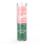 Cameleon 7 Day Candle, Pink/Green