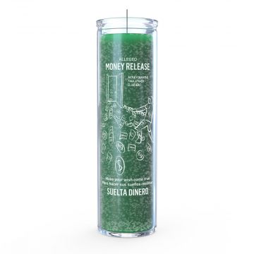 Money Release 7 Day Candle, Green