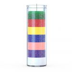 7 Color 600ml 7 Day Candle