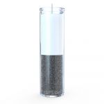 White/Black 7 Day Candle
