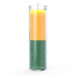 Gold/Green 7 Day Candle