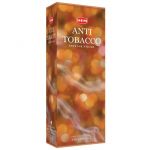 Anti Tobacco Incense Sticks, HEM Hex Pack - 6 Boxes x 20 Sticks