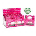 Rose Incense Backflow Cones, Satya Sai Baba, Display Box 6 packs of 24 cones