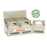 White Sage Incense Backflow Cones, Satya Sai Baba, Display Box 6 packs of 24 cones