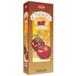 Cherry Incense Sticks, HEM Hex Pack - 6 Boxes x 20 Sticks