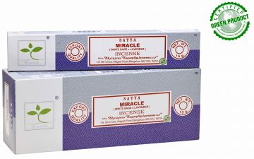 Earth Satya - Miralce Incense Sticks, 15gm x 6 boxes