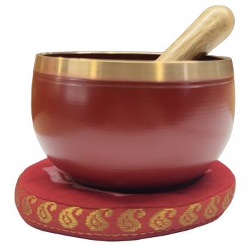 7 Chakra Root Singing Bowl, Brass, 3"D