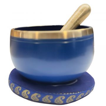 7 Chakra Third Eye Singing Bowl, Brass, 3"D