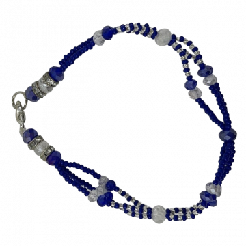 Orisha Yemaya - Three Strand Bracelet (Pack of 6)