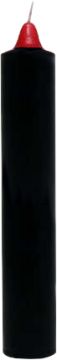2 Color Reversible Black Over Red Jumbo Candle 9", Each