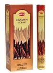 Precious Cinnamon Incense Sticks, HEM Hex Pack - 6 Boxes x 20 Sticks