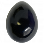 Obsidian Polished Yoni Egg Stone 1-1/2" x 1", Rainbow, Each