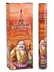 Lucky Buddha Incense Sticks, HEM Hex Pack - 6 Boxes x 20 Sticks