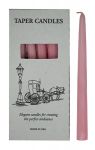 Pink Taper Candles 10", Box of 12