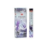 Unlock Incense Sticks, HEM Hex Pack - 6 Boxes x 20 Sticks