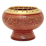 Brass Burner Red  4", Each