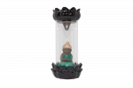 Backflow Cone Burner - Glass Buddha, Each, Assorted Colors