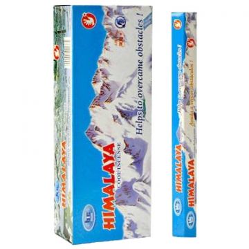 Himalaya Incense Sticks, Hex Pack - 6 Boxes of 20 Sticks (120 Sticks)