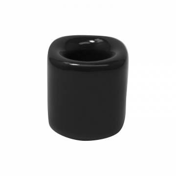 Black Ceramic Chime Candle Holder 1/2", Pack of 5