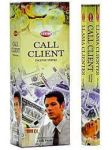 Call Clients Incense Sticks, HEM Hex Pack - 6 Boxes x 20 Sticks
