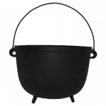 Cast Iron Cauldron 12" Plain