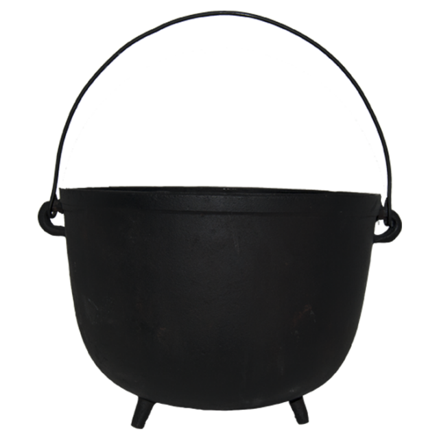 Cast Iron Cauldron 12" Plain