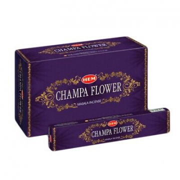 Champa Flower Masala Incense Sticks, 12 Boxes of 15 Sticks (180 Sticks)