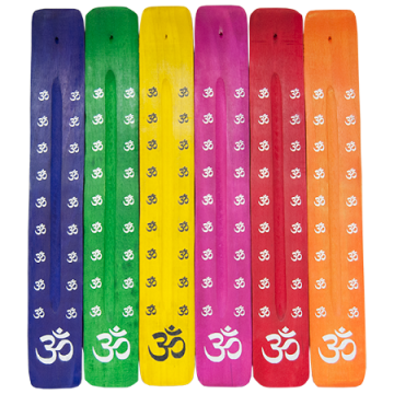 Wood Ash Catcher 10" - Colored Om, Pack/12