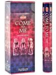 Come To Me Incense Sticks, HEM Hex Pack - 6 Boxes x 20 Sticks
