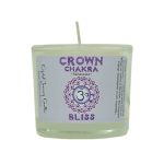 Crown Chakra Glass Votive, Each