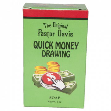 Quick Money Drawing Soap 3oz, The Original Pastor Davis