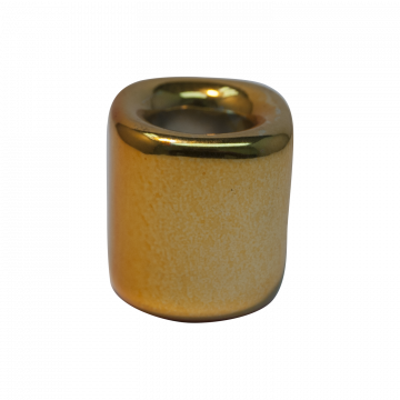 Gold Ceramic Chime Candle Holder 1/2", Pack of 5
