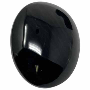 Obsidian Polished Palmstone  1-3/8" x 2", Rainbow, Each