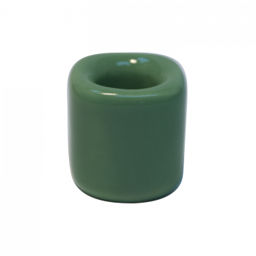 Light Green Ceramic Chime Candle Holder, 1/2" Pack of 5