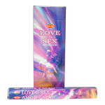 Love and Sex Incense Sticks, HEM Hex Pack - 6 Boxes x 20 Sticks