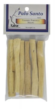 Palo Santo Sticks, Kairos Packaged 1 oz. (Pack of 6)