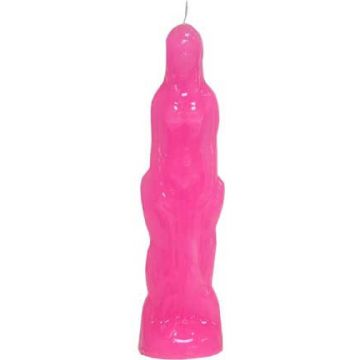 Small Female Image Candle - Pink, Each