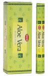 Aloe Vera Incense Sticks, HEM Hex Pack - 6 Boxes x 20 Sticks