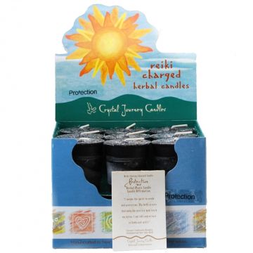 Protection Herbal Votive Candles, Box/18