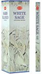White Sage Incense Sticks, HEM Square Pack - 25 Boxes x 8 Sticks