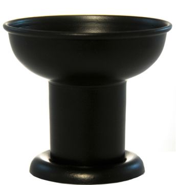 Herbal Pillar Candle Holder (Black)