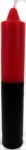 2 Color Reversible Red/Black Jumbo Candle 9", Each