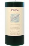 Peace 3 x 6 Herbal Magic Pillar Candle