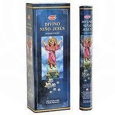Divino Nino Jesus Incense Sticks, Hex Pack - 6 Boxes of 20 Sticks (120 Sticks)