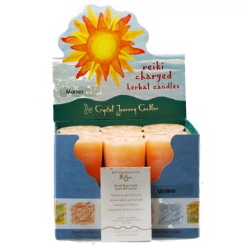 Mother Herbal Votive Candles, Box/18