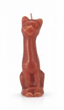 Cat Image Candles - Red, Each