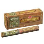 Egyptian Musk Incense Sticks, HEM Hex Pack - 6 Boxes x 20 Sticks