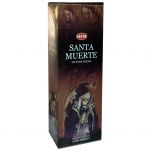 Santa Muerte Incense Sticks, HEM Hex Pack - 6 Boxes x 20 Sticks